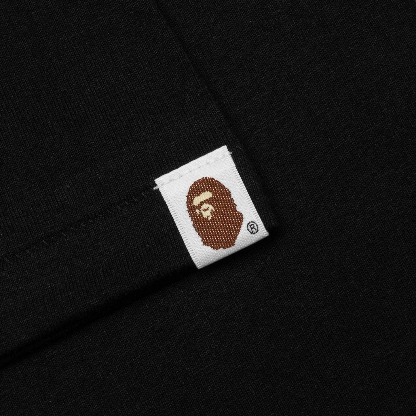 Color Camo Milo on Big Ape Tee - Black/Red