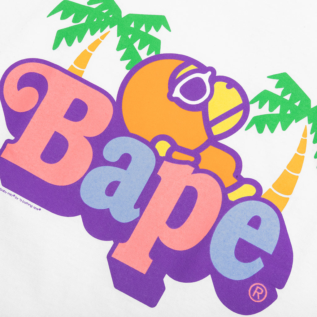 Colors Milo on Bape Summer Tee - White