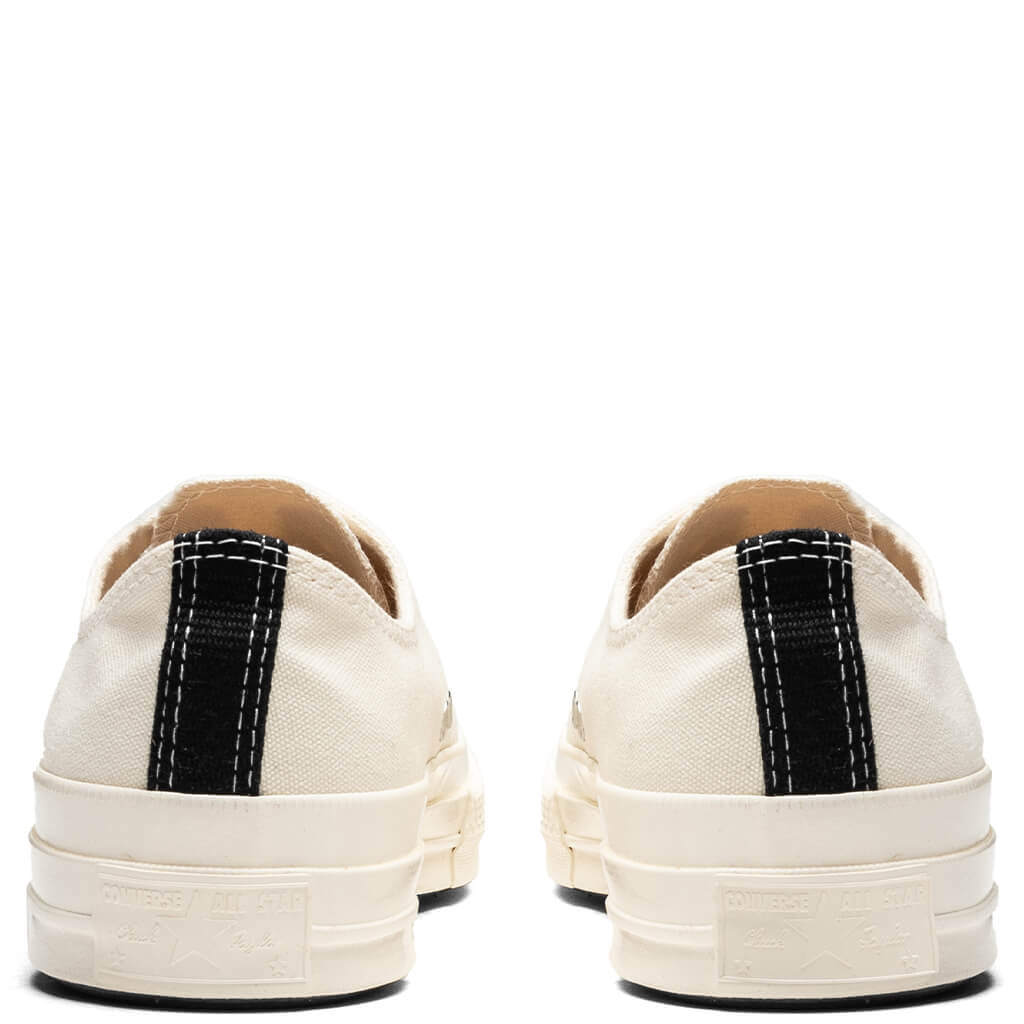 Converse x Comme Des Garcons PLAY All Star Chuck '70 Ox Small Red Heart - White
