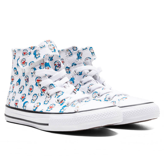Converse x Doraemon Chuck Taylor All Star 1V Hi - Vintage White/Hawaiian Gold/Flamingo