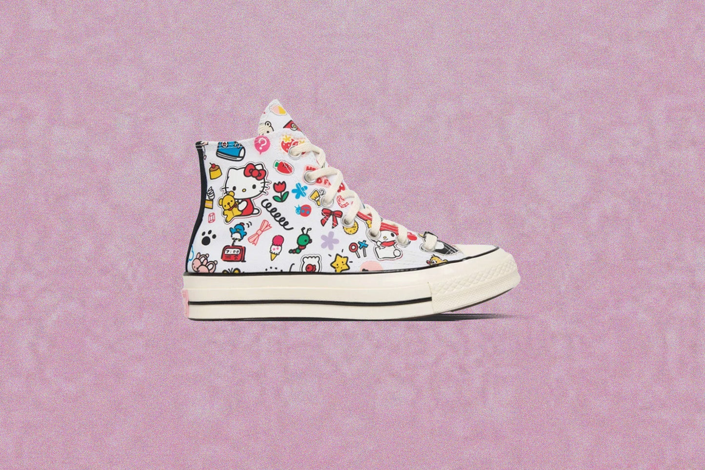 Converse x Hello Kitty Chuck 70 Hi - White/Pink/Green