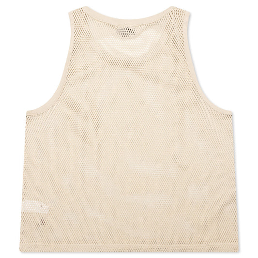 Cotton Big Mesh Tank - Natural