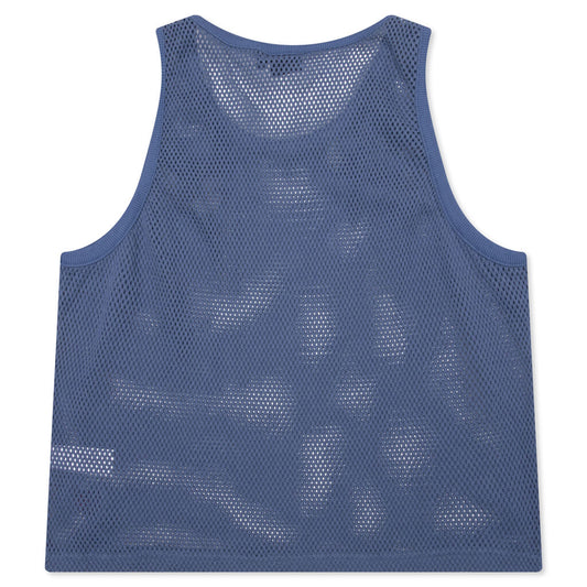 Cotton Big Mesh Tank - Navy