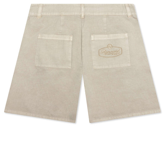 Cotton Tailored Short - Beige