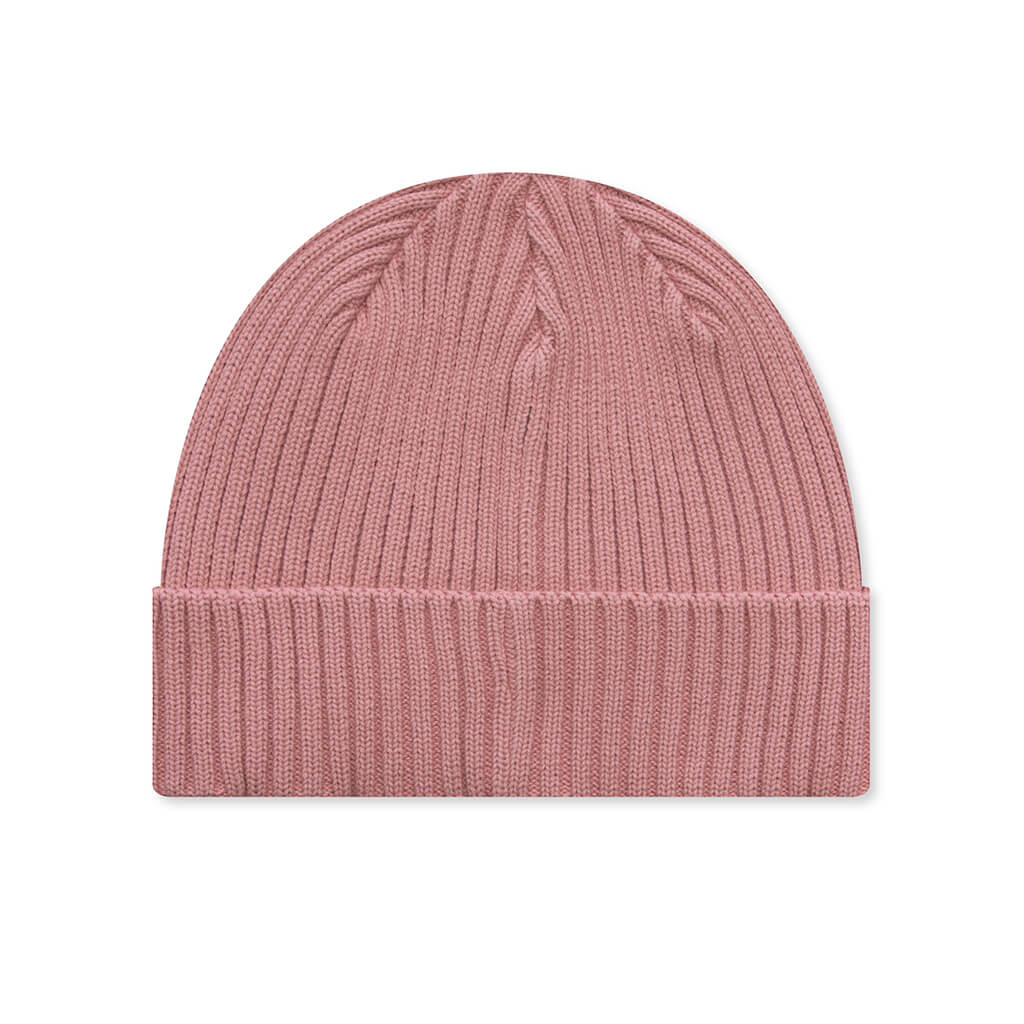 Cotton Rib Beanie - Pink