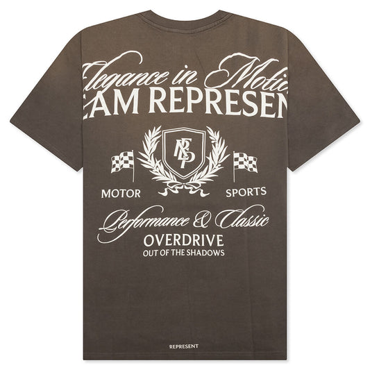 Crest T-Shirt - Dark Taupe