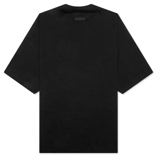 Crewneck T-Shirt - Jet Black