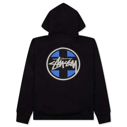 Cross Dot Hoodie - Black