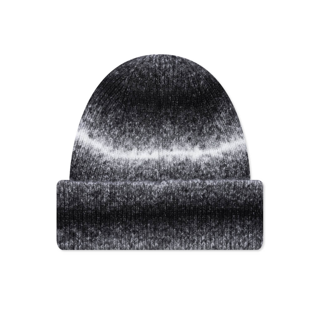 Cuff Basic Striped Beanie - Black
