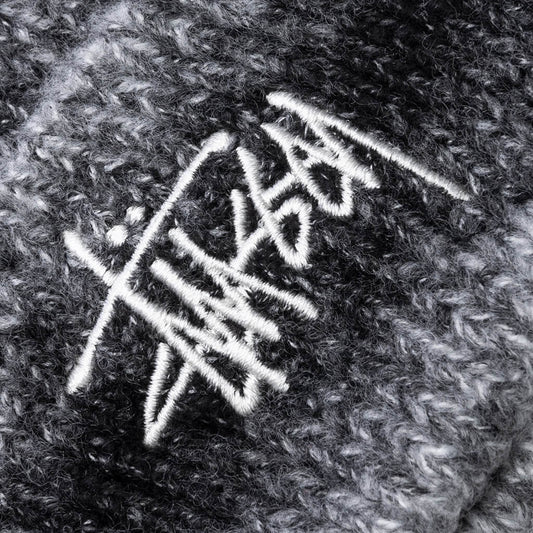 Cuff Basic Striped Beanie - Black
