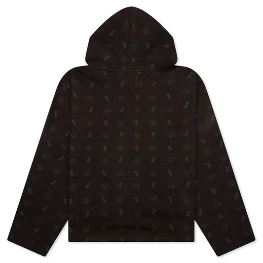 Holiday HTG Raw Edge Hoodie - Black