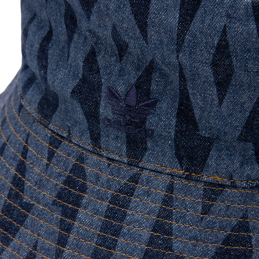 adidas Originals x Ivy Park Reversible Monogram Bucket Hat - Dark Blue