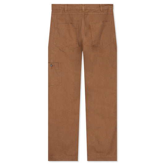 Life Double Front Trousers - Ale Brown