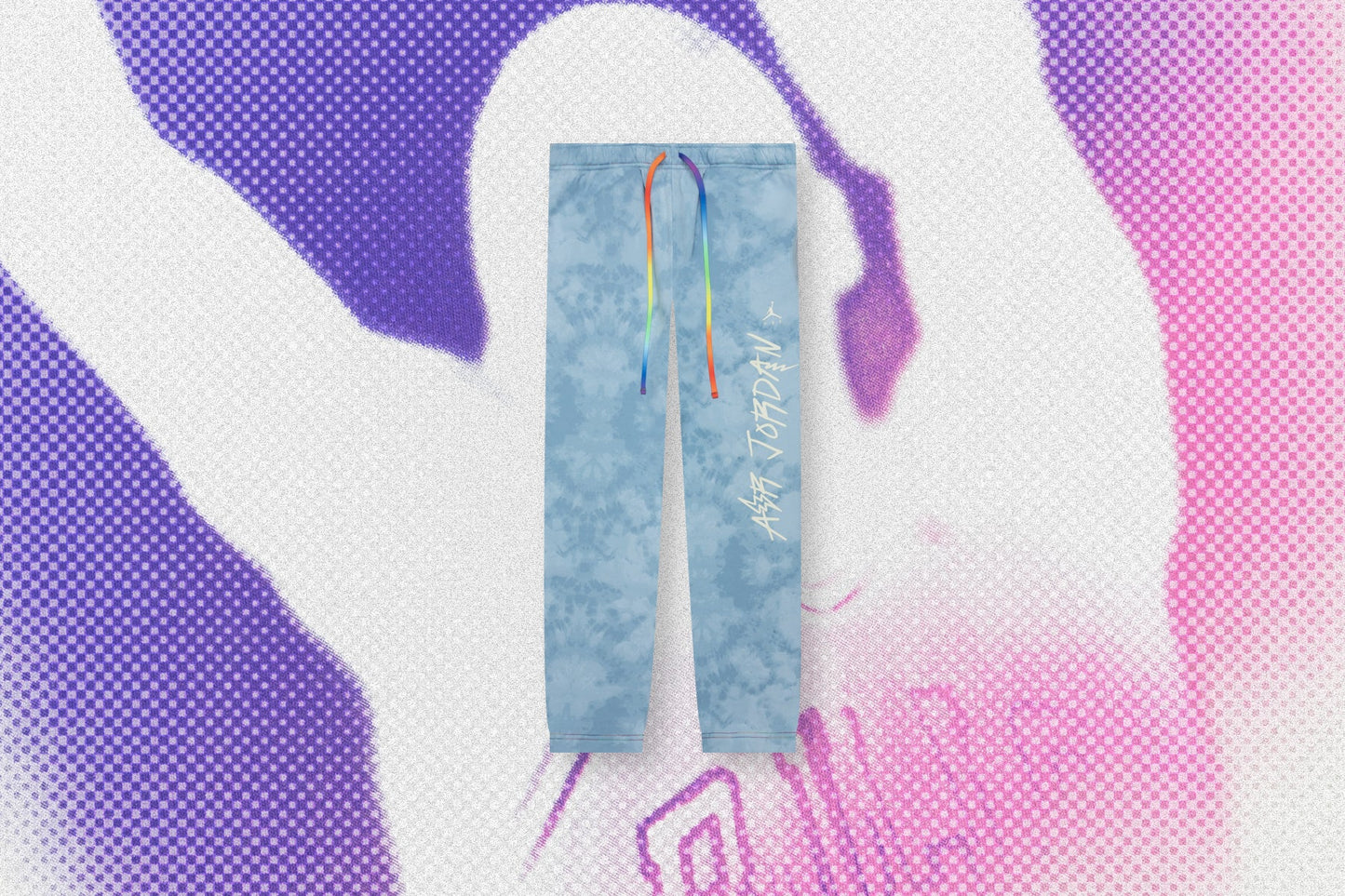 Jordan x J Balvin Fleece Pants - Celestine Blue/Leche Blue
