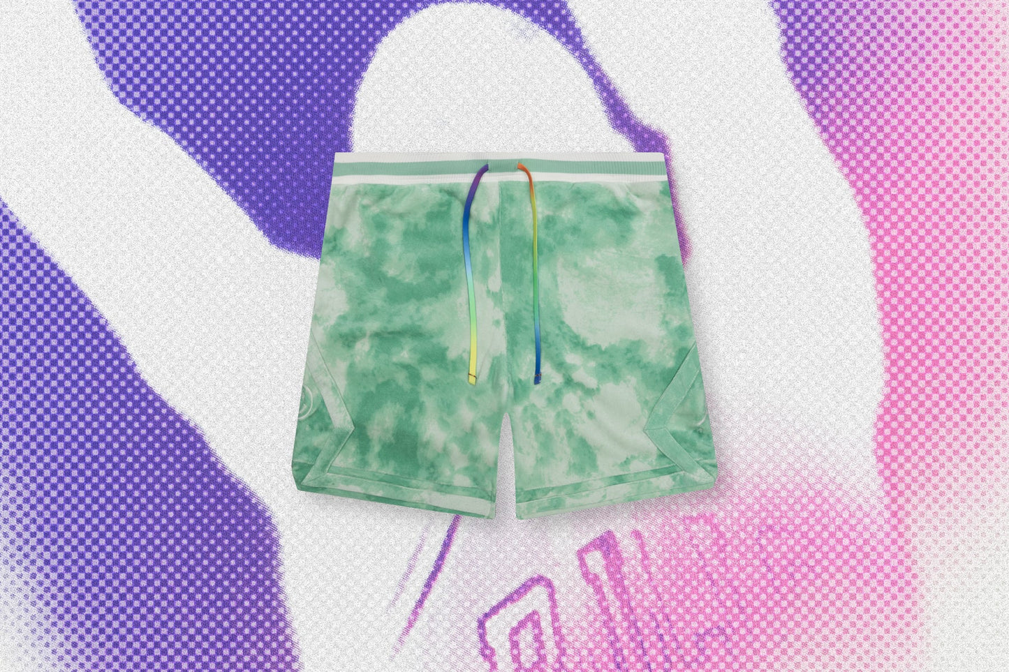 Jordan x J Balvin Shorts - Jade Aura/Enamel Green