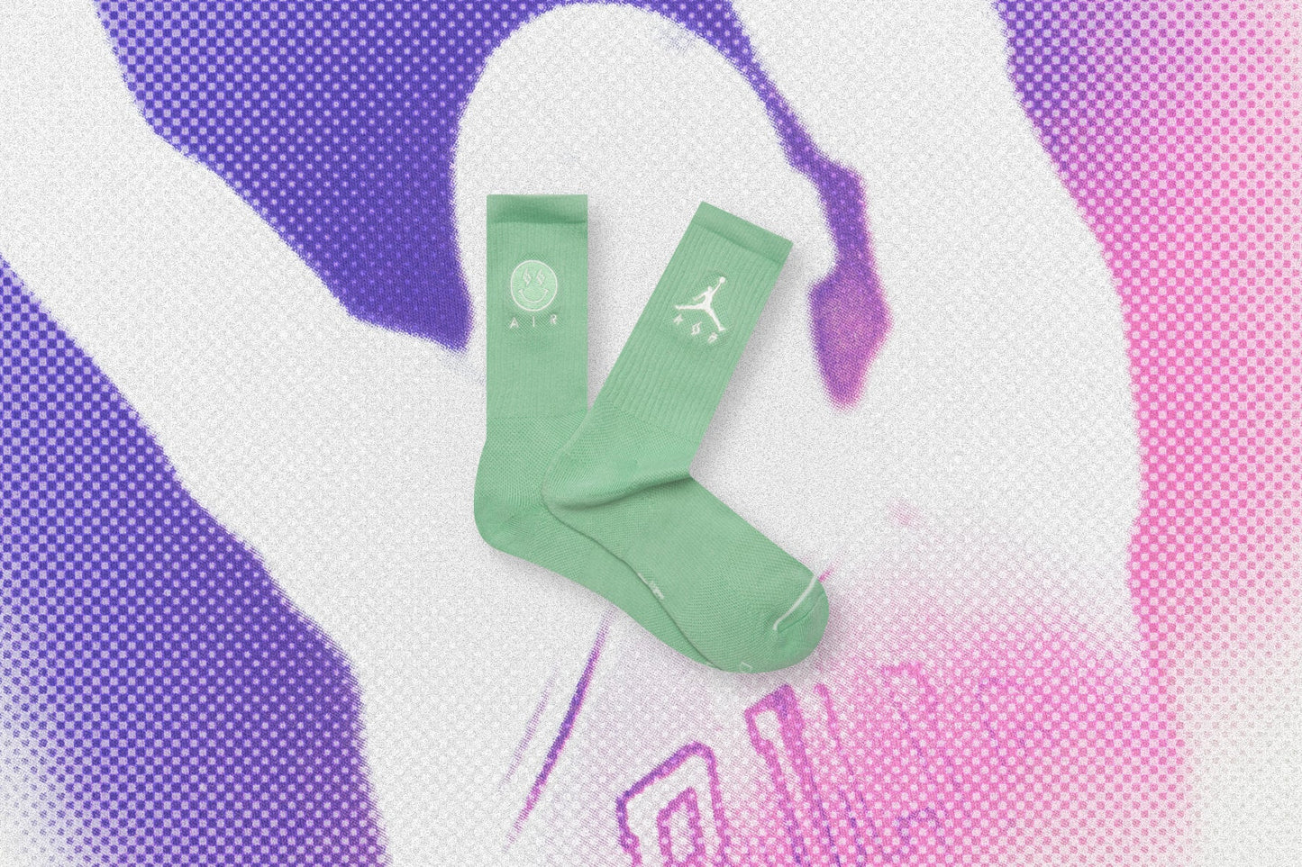 Jordan x J Balvin Legacy Socks - Enamel Green