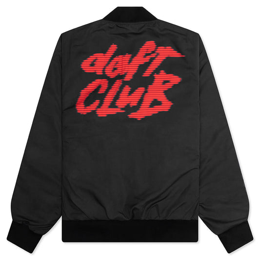 Daft Club Reversible Bomber - Black