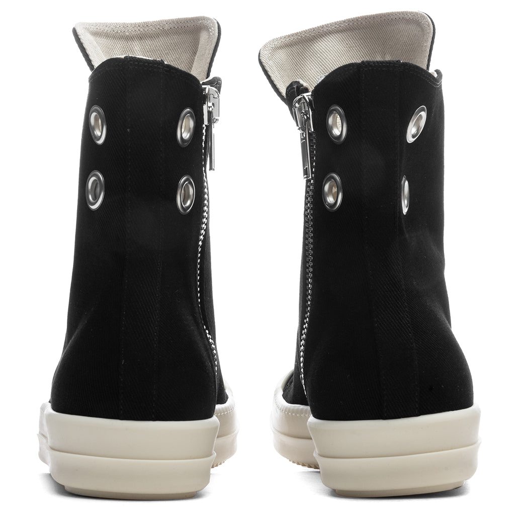 Denim Sneaks - Black/Milk