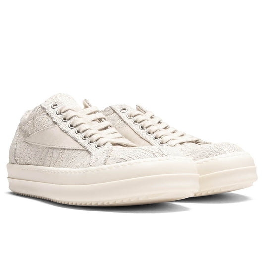 Denim Vintage Sneaks - Milk White