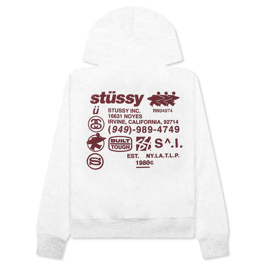 DNA Zip Hoodie - Ash Heather