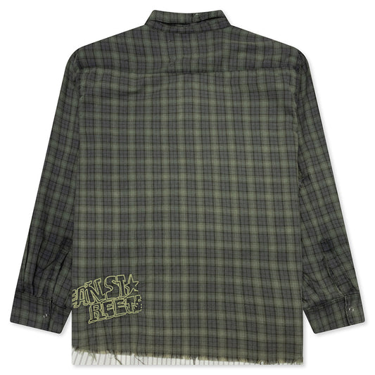 Dockweiler Flannel Overshirt - Navy