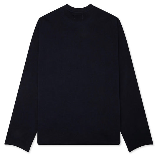 Don't Overthink It L/S Tee - Navy