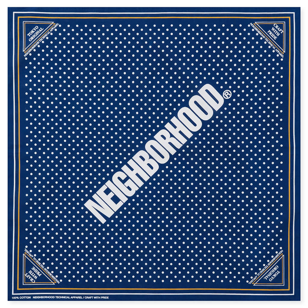 Dot Bandana - Navy