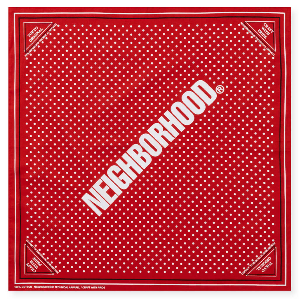 Dot Bandana - Red