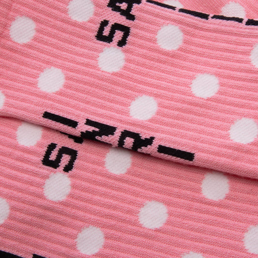Dot Socks - Pink/White