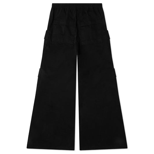 Double Cargo Jumbo Belas Pants - Black