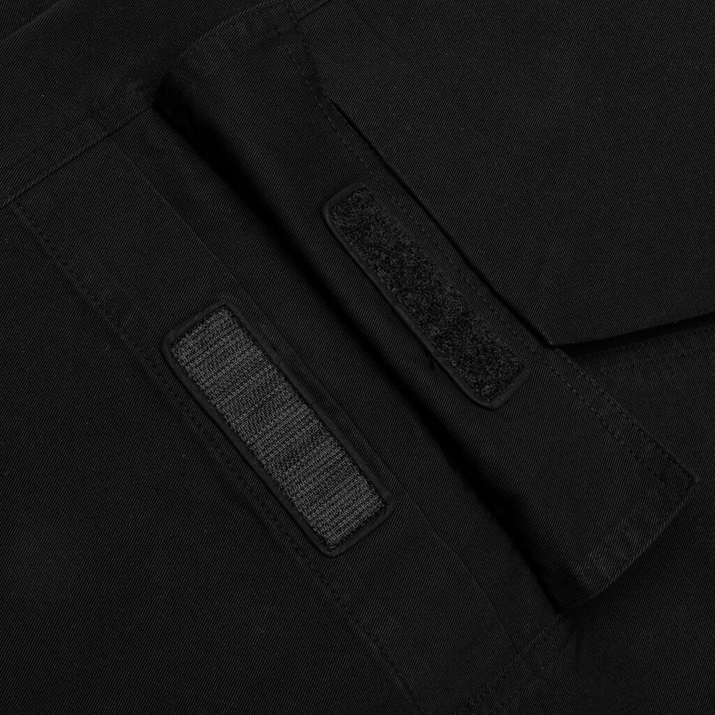 Double Cargo Jumbo Belas Pants - Black