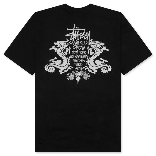 Double Dragon Pigment Dyed Tee - Black