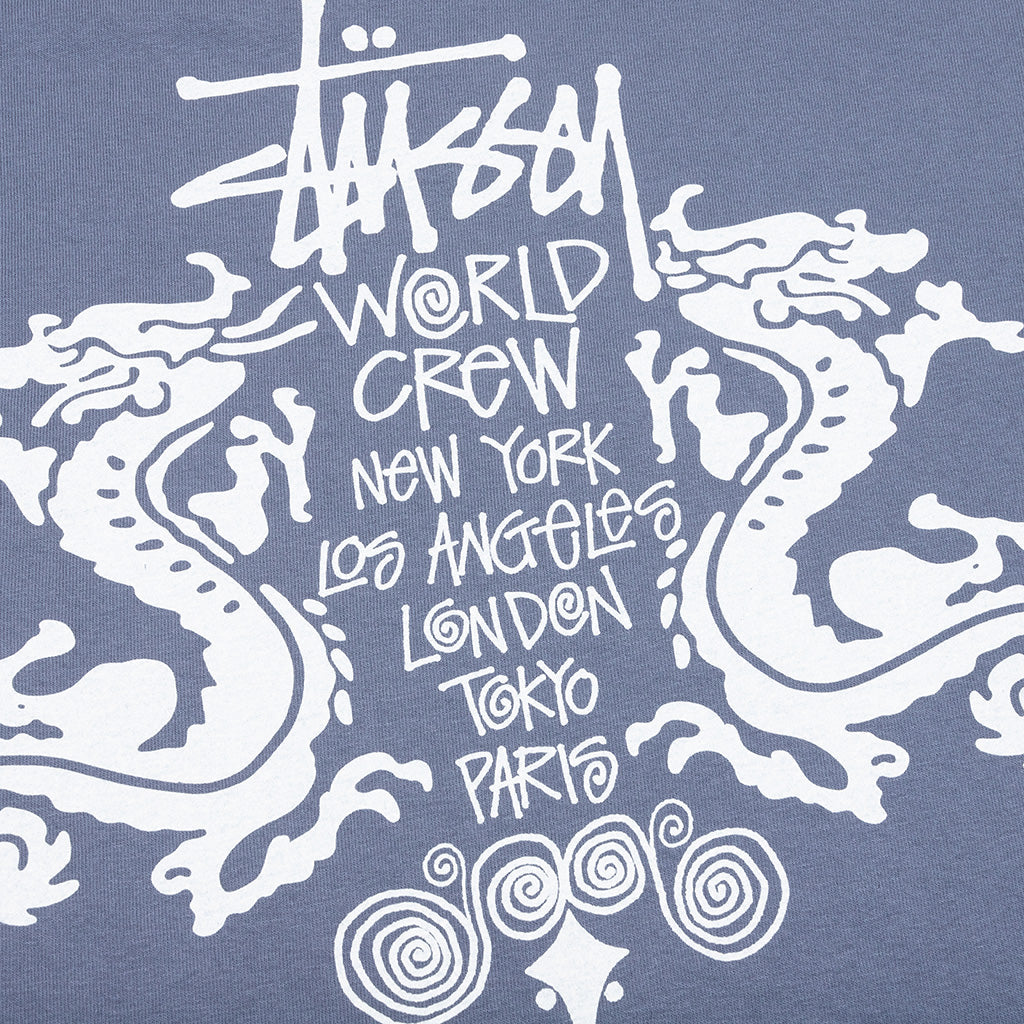 Double Dragon Pigment Dyed Tee - Navy