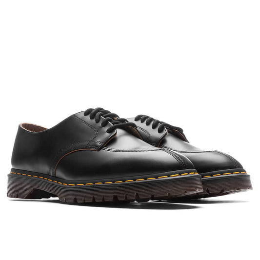 2046 Vintage Smooth Leather Oxford Shoes - Black