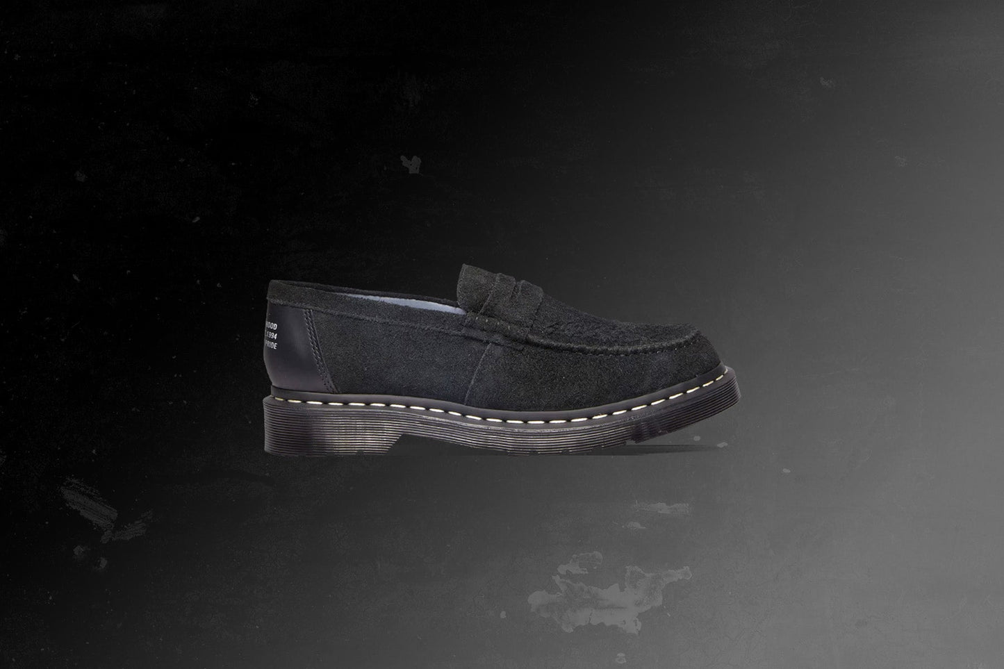Dr. Martens x Neighborhood Penton Creeper - Black Hairy Suede Smooth