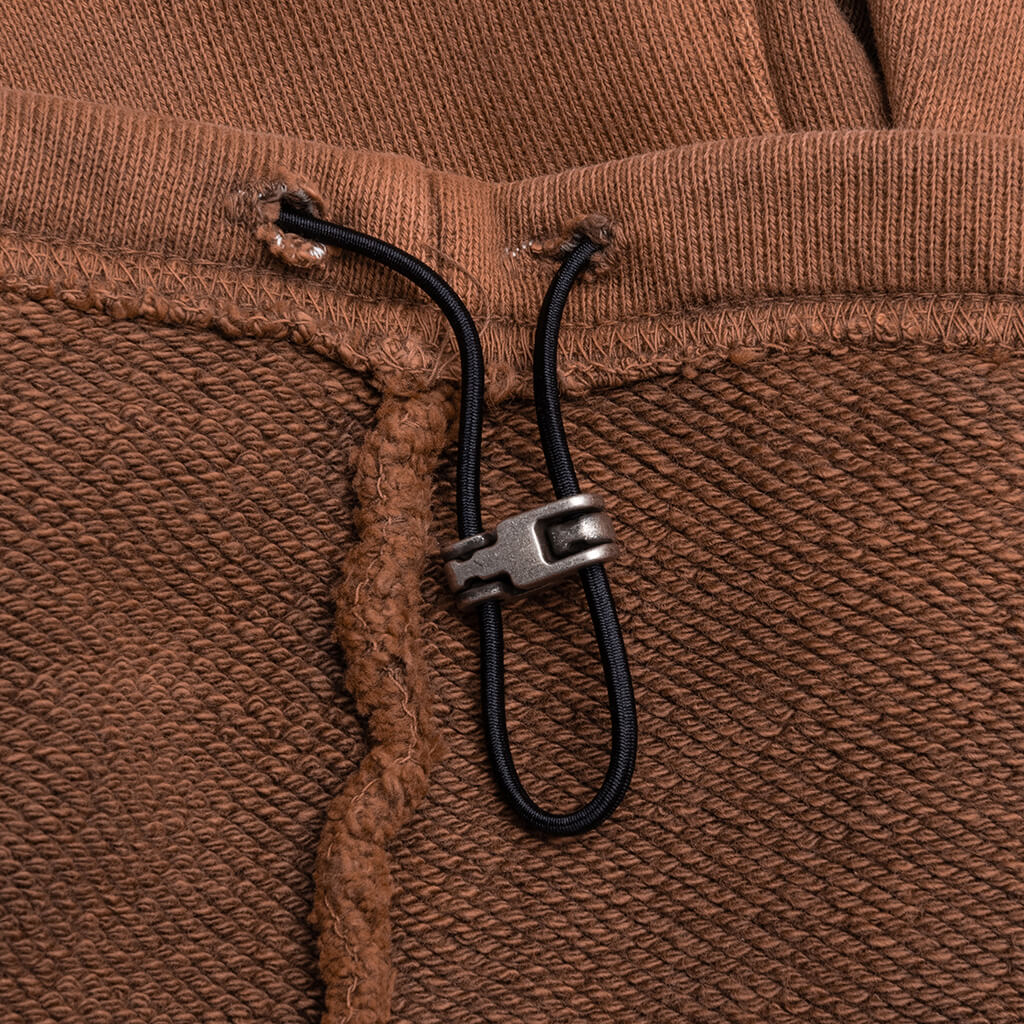 Devil Peace Patch Hoodie - Brown