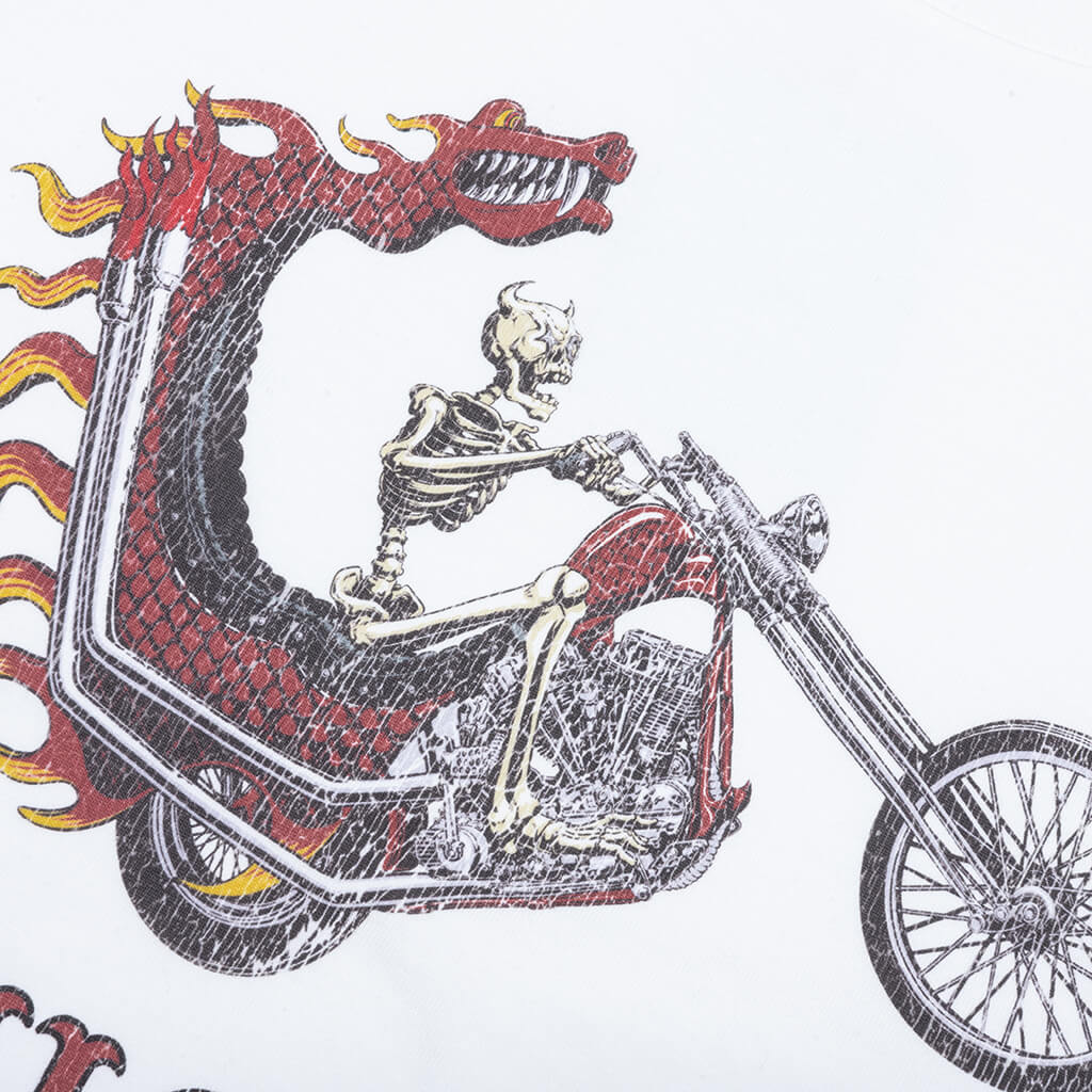Dragon Chopper T-Shirt - White