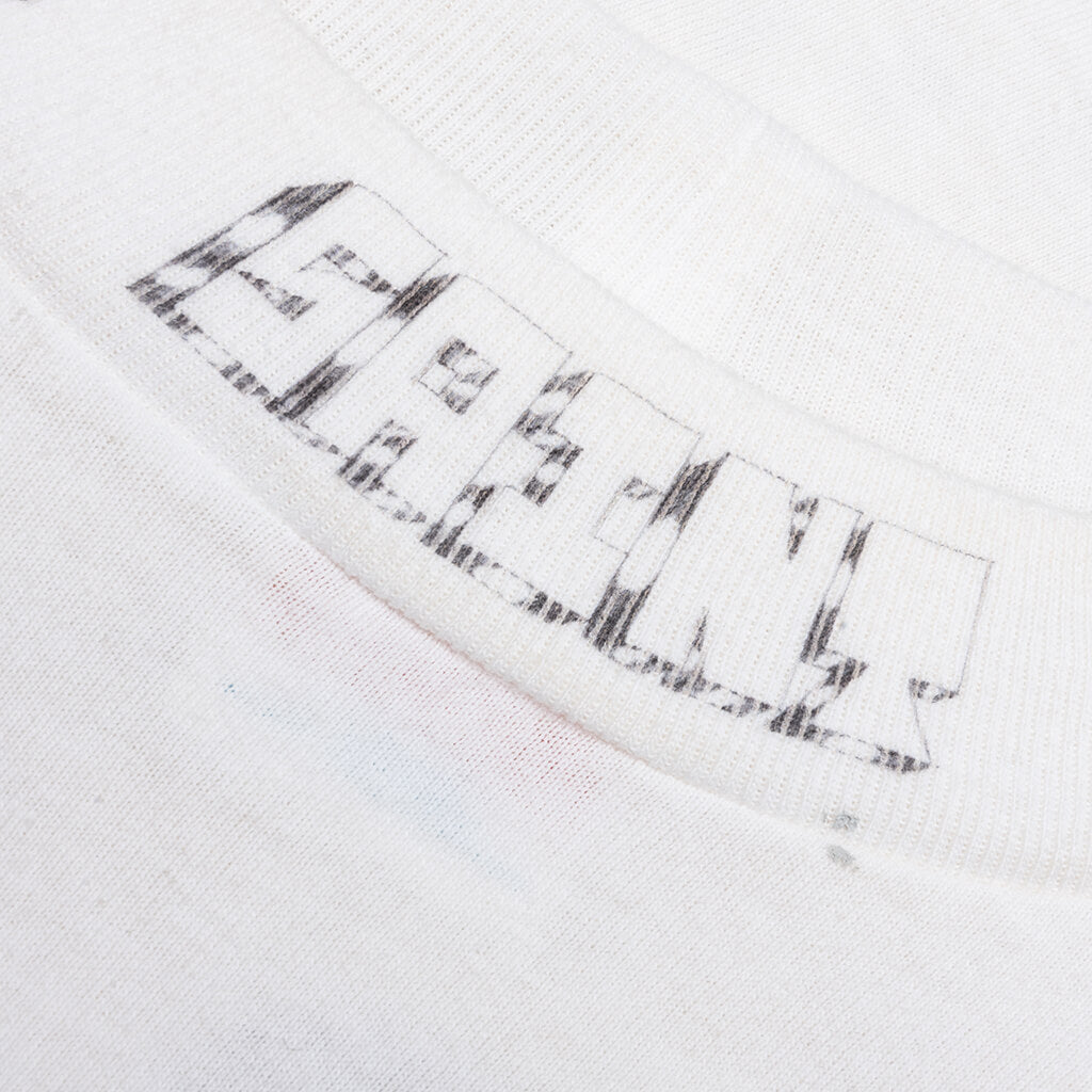 Drawing L/S Tee - White