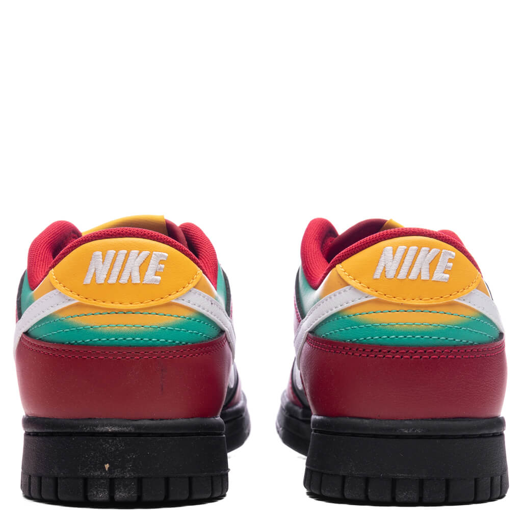 Dunk Low Retro 'Biker Tattoos' - Black/ White/Gym Red/University Gold