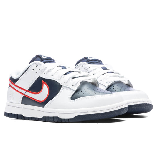 Women's Dunk Low 'Houston Comets Four-Peat' - White/University Red/Obsidian