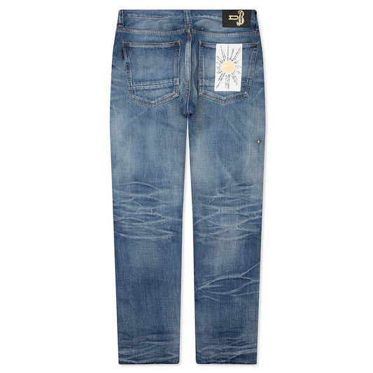 Edo Straight Bowie 'Gekko Jinsu' - Mid Blue