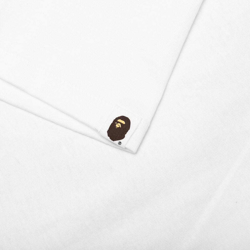 Kid's Emblem Print Tee - White