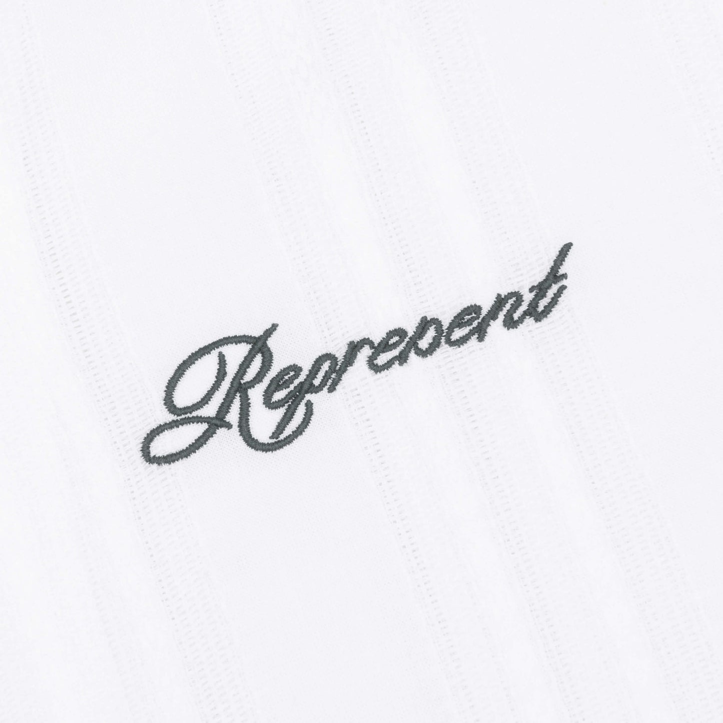 Embroidered Bowling Shirt - Antique White