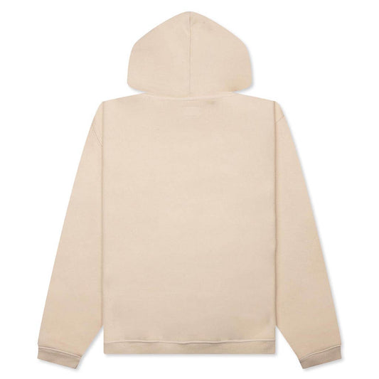 Embroidered Relaxed Hoodie - Sand