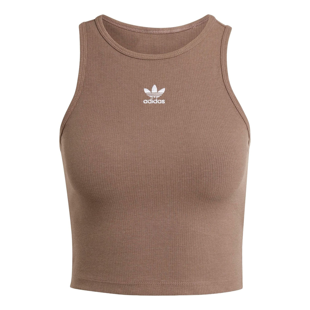 (WMNS) adidas Lifestyle Essentials Rib Tank Top Asia Sizing 'Earth Strata' IR5931