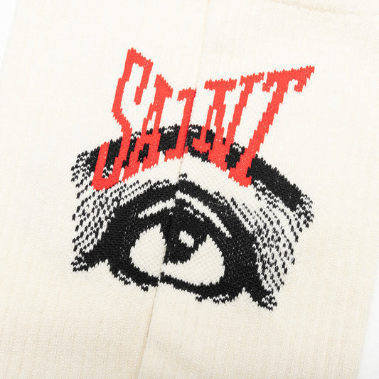 Eye Socks - Ecru Beige