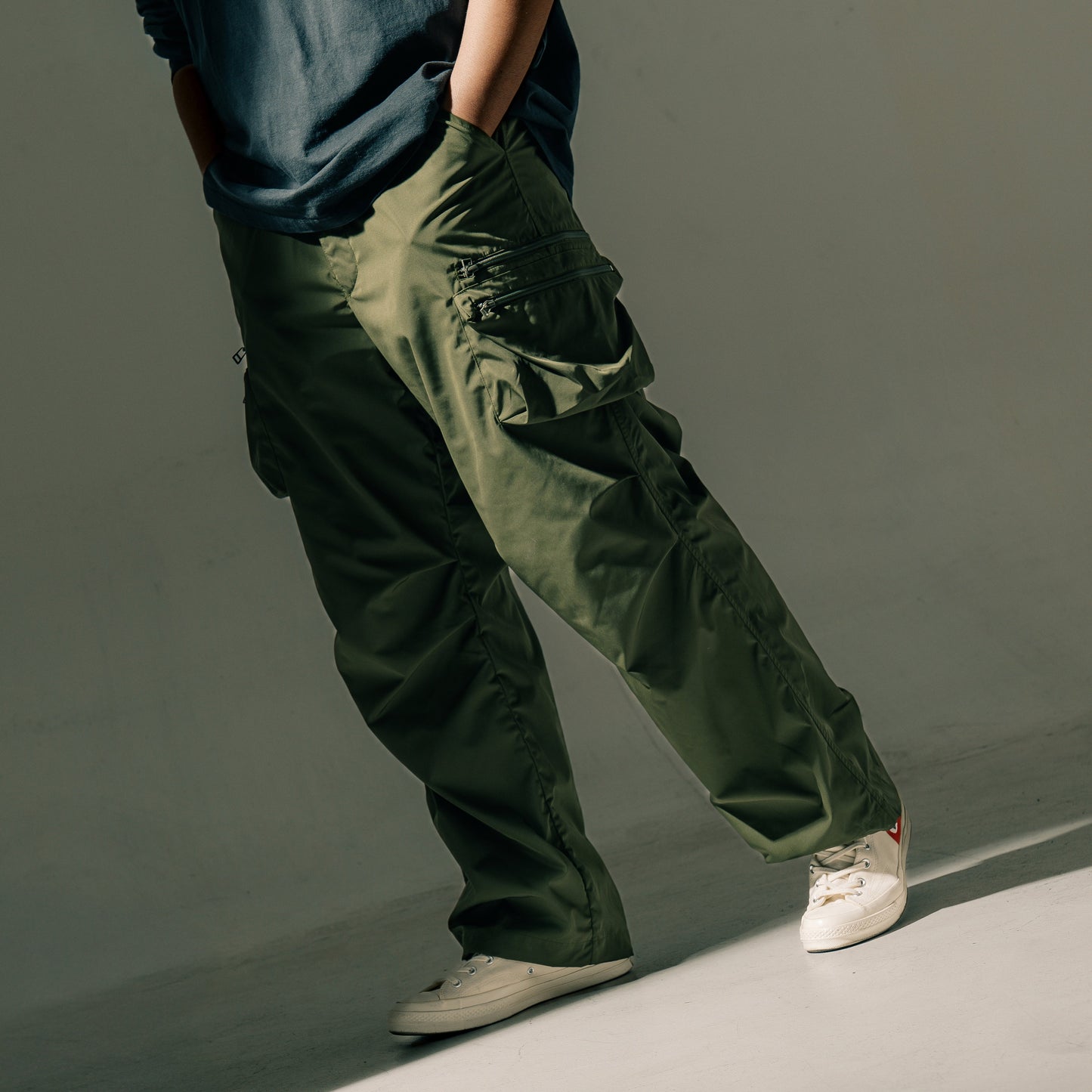 Simon Parachute Utility Pant - Green