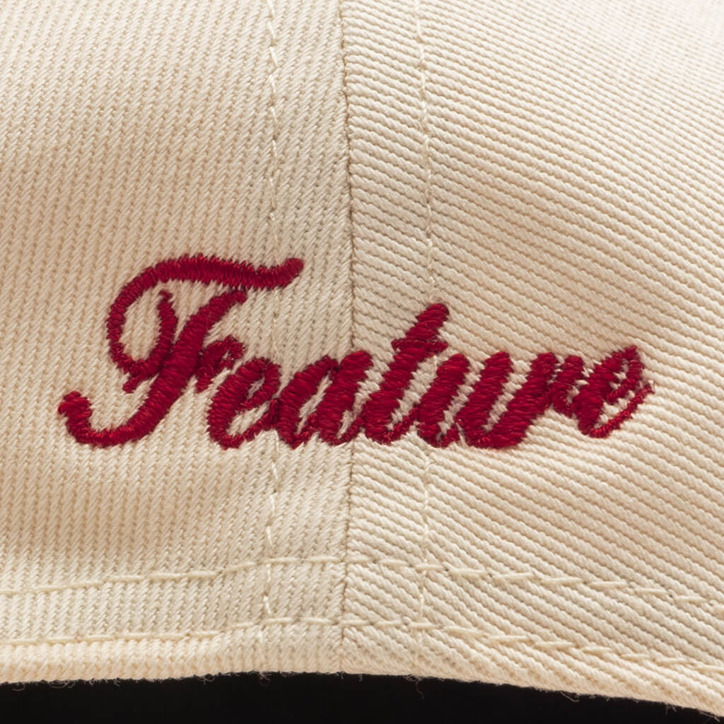 FEATURE x '47 Brand ‘LV’ Bones Two Tone - Natural/Red