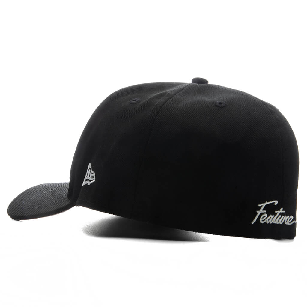 Feature x New Era 59FORTY Curved A-Frame Old English F - Black