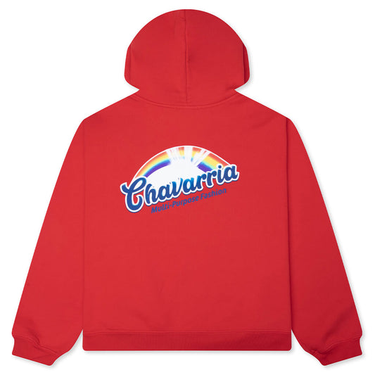 Fabuloso Shrunken Hoodie - Fiery Red